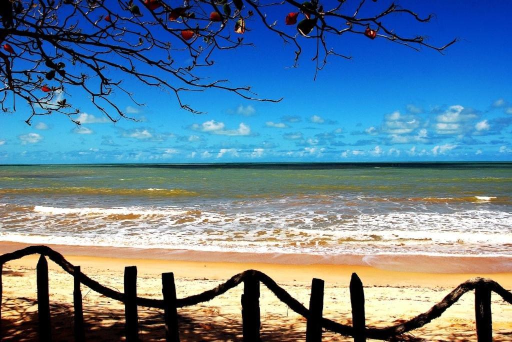 Paraiso Da Falesia Em Cumuruxatiba Com Vista Excepcional Para O Mar Villa Bagian luar foto